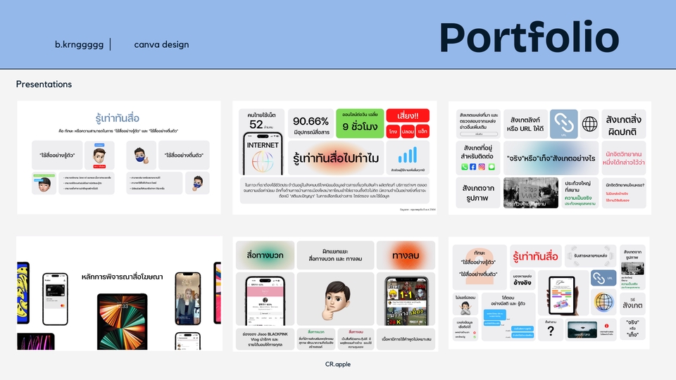 Presentation - รับทำ Presentations งานนำเสนอ น่าสนใจ ดึงดูด และ ราคาถูก / canva pro 👑 - 8