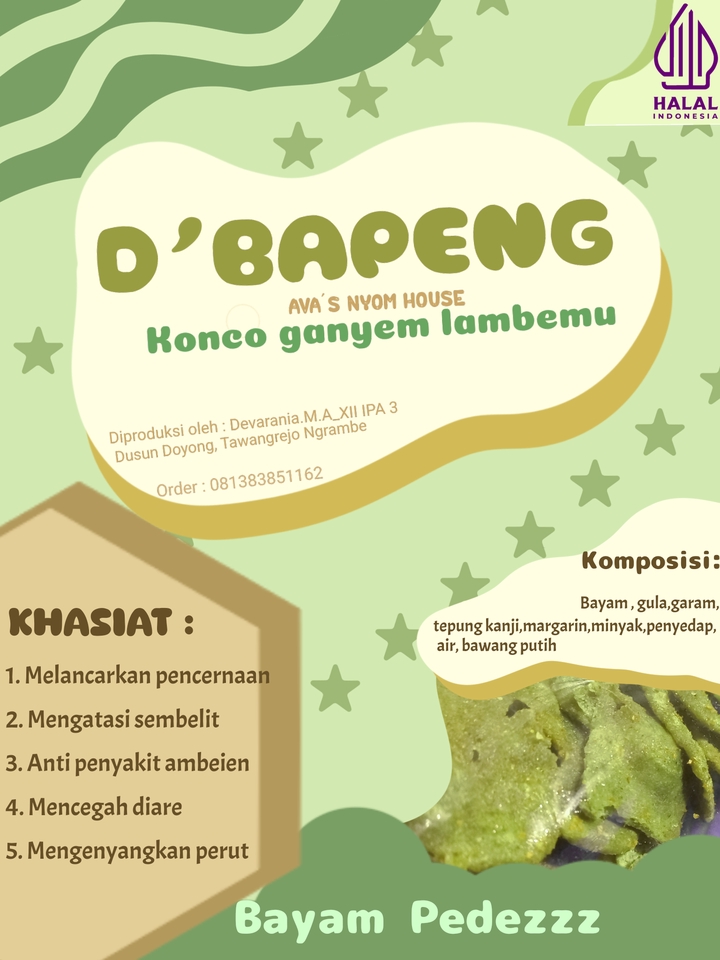 Jasa desain kemasan makanan D'Bapeng, desain kemasan unik, desain box makanan, desain kotak nasi, desain kotak kue, desain kotak makanan unik, desain kemasan plastik unik.