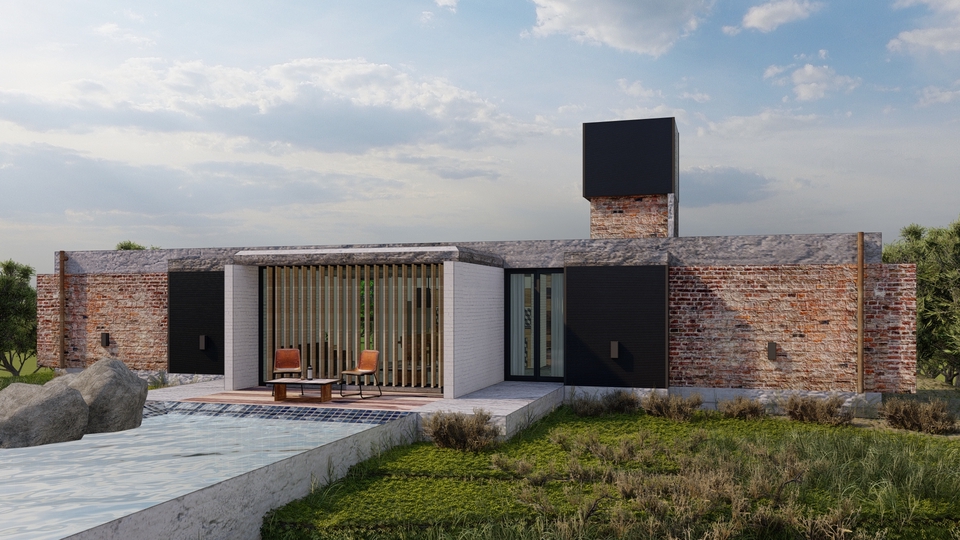 3D & Perspektif - 3D/Rendering Realistic Interior & Eksterior (BIM Archicad/Sketchup Modelling) - 2