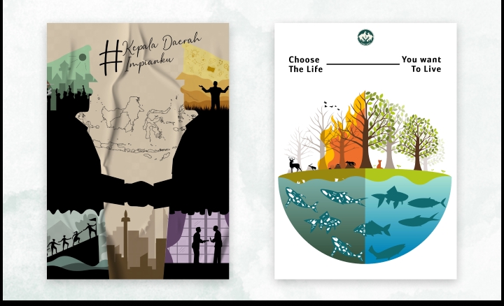 Banner Online - POSTER A4 ILUSTRASI HIGH QUALITY - 2