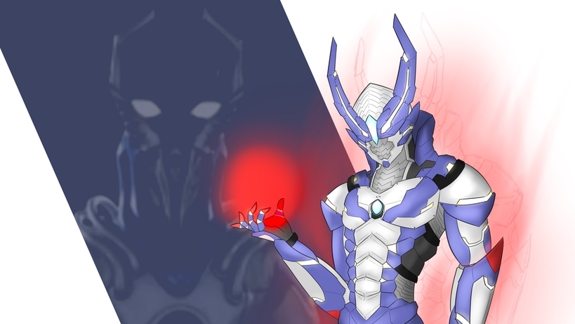 Desain Karakter - Illustrasi Tokusatsu Heroes, any Superheroes Fan-art Dan Original character superhero (anime style) - 4