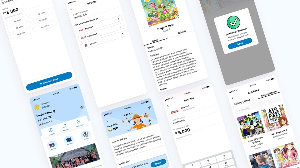UI/UX Design untuk Mobile apps, aplikasi mobile