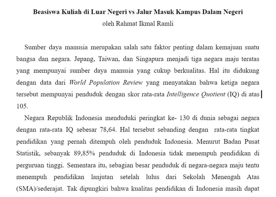 Pengetikan Umum - Pengetikan Makalah, Esai, dan Tugas Mengetik lainnya - 3