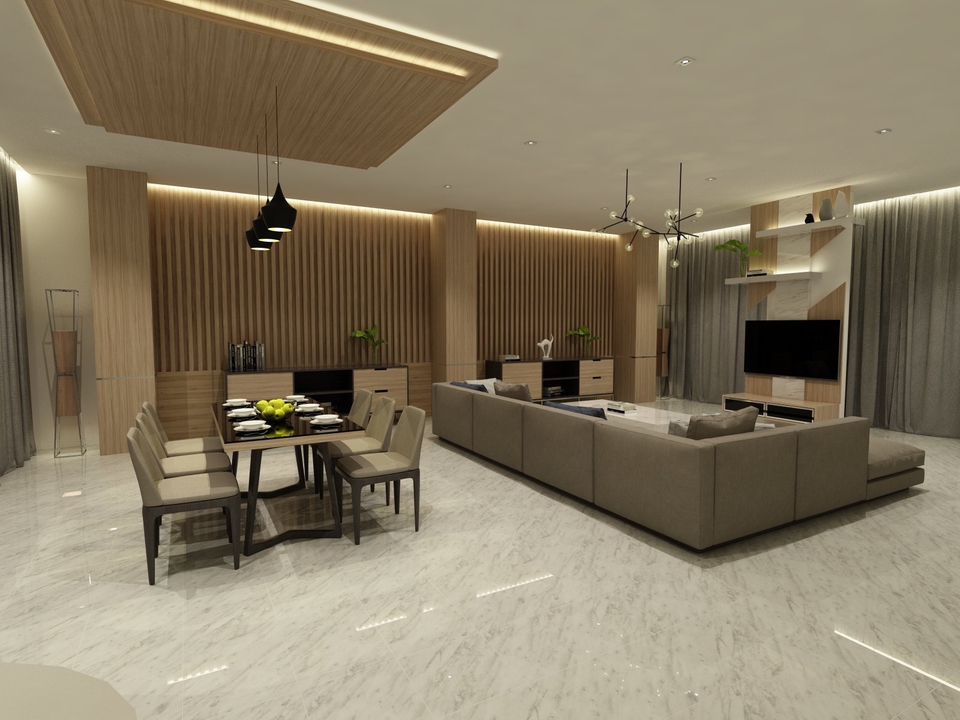 3D & Perspektif - Desain Interior (3D + Render + Gambar Kerja), Kepuasan Pelanggan Terjamin! - 13