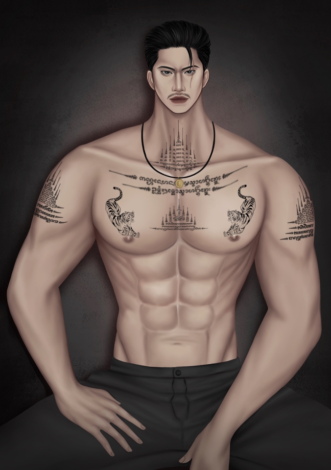 วาดภาพประกอบ - วาดปกนิยายออกแบบปกนิยาย - 2