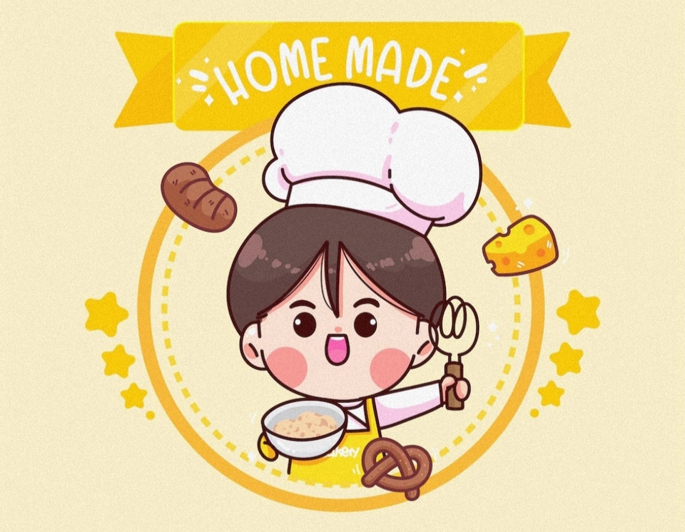 Logo - DESIGN LOGO KULINER RESTORAN, ANGKRINGAN,CAFFE SHOP,UMKM - 3