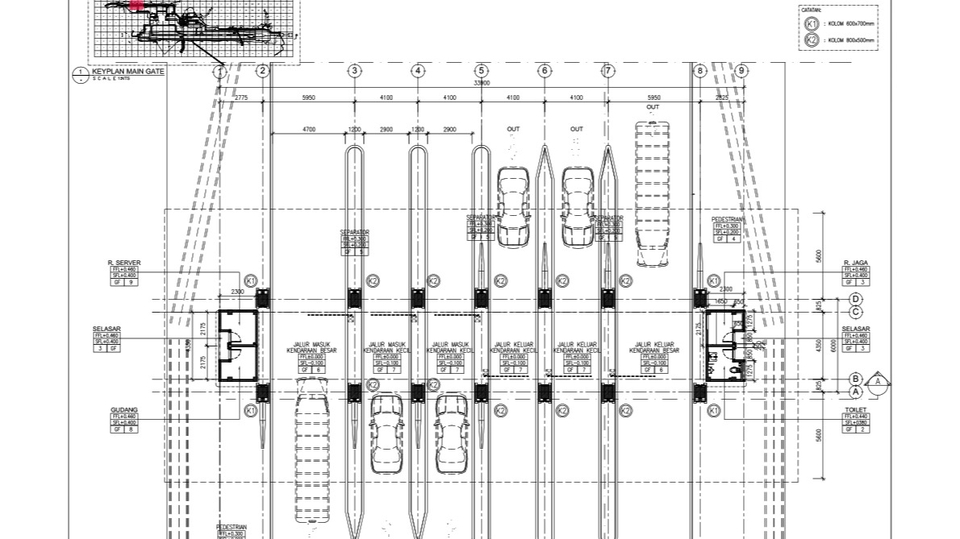 CAD Drawing - JASA DRAFTER GAMBAR KERJA/ DESAIN BANGUNAN (SHOP DRAWING, ASBUILT DRAWING DLL.) - 5