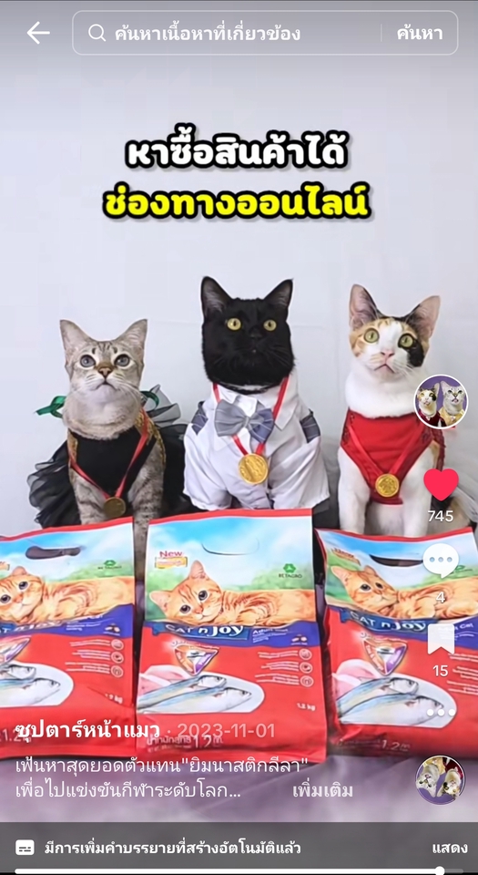 รับรีวิวสินค้าแมว รีวิวอาหารแมว เน็ตไอดอลรีวิว รีวิวอาหารสัตว์