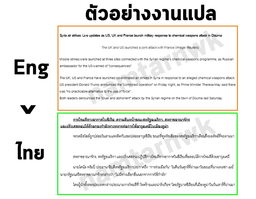 เขียนบทความ - แปลเอกสารภาษาอังกฤษและฝรั่งเศส - 5