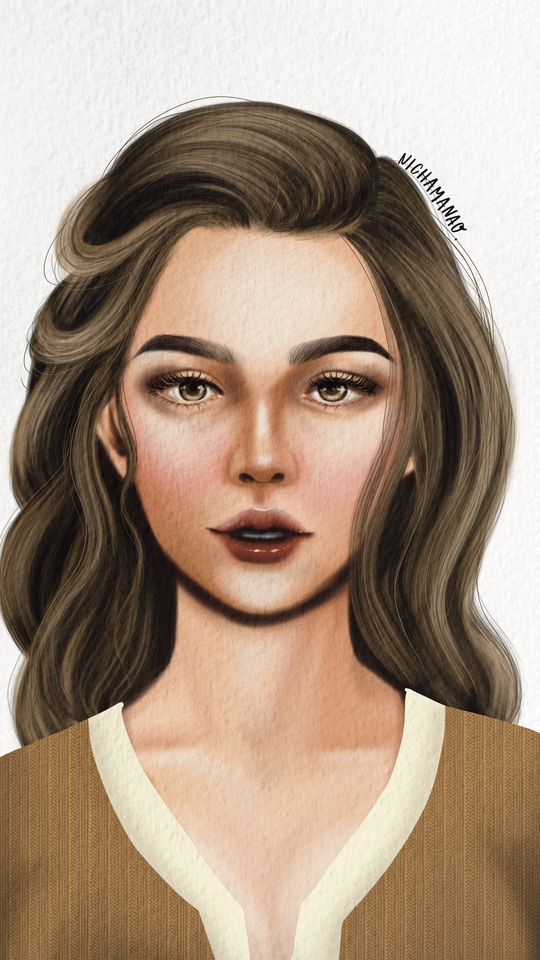 วาดภาพเหมือน Portrait - ภาพเหมือน (Digital Painting) /Semirealistic - 5