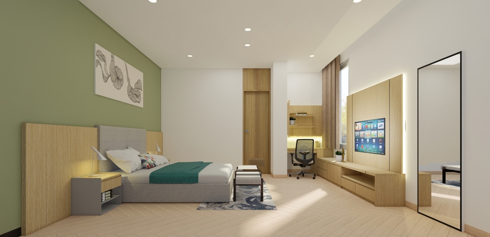 3D & Perspektif - Desain Interior & Eksterior Rumah, Cafe, Kantor, Area Komersil 3D & Shopdrawing Profesional - 4