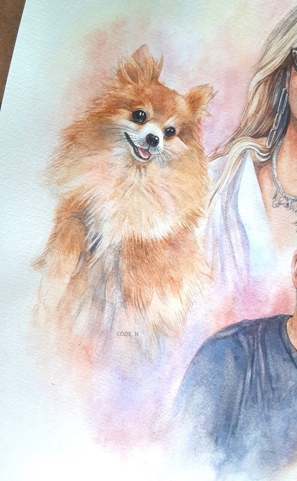 วาดภาพเหมือน Portrait - Portrait Watercolor : รับวาดภาพหลากหลาย เน้นคุณภาพ - 13