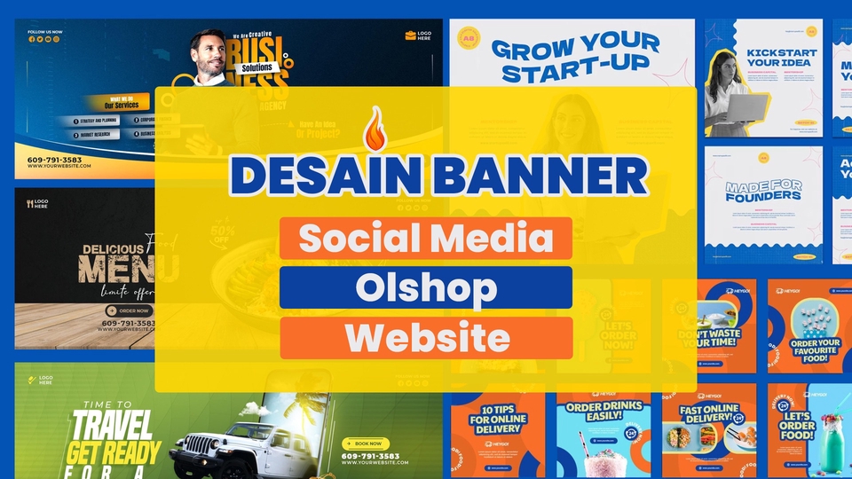 Banner Online - Desain Banner Online Untuk Sosmed, Olshop dan Website - 1