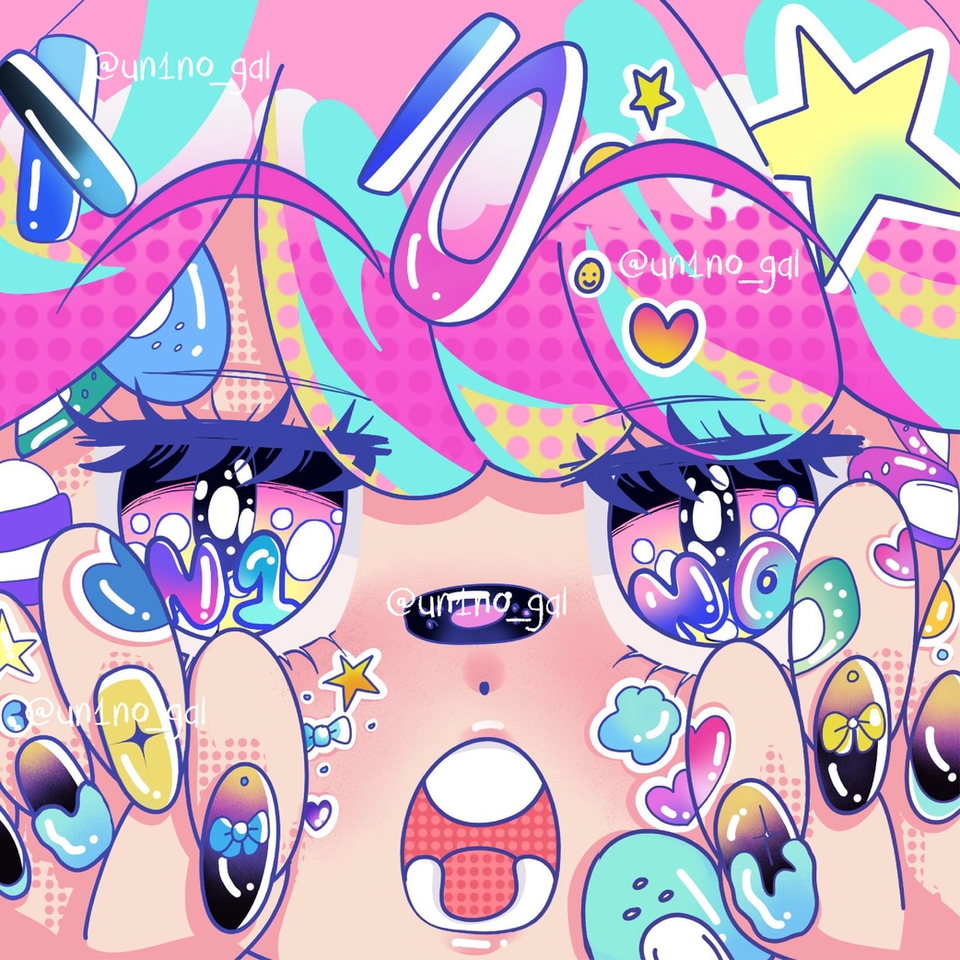 ออกแบบตัวการ์ตูน สไตล์ญี่ปุ่น น่ารัก สีสันสดใส การ์ตูน 3d