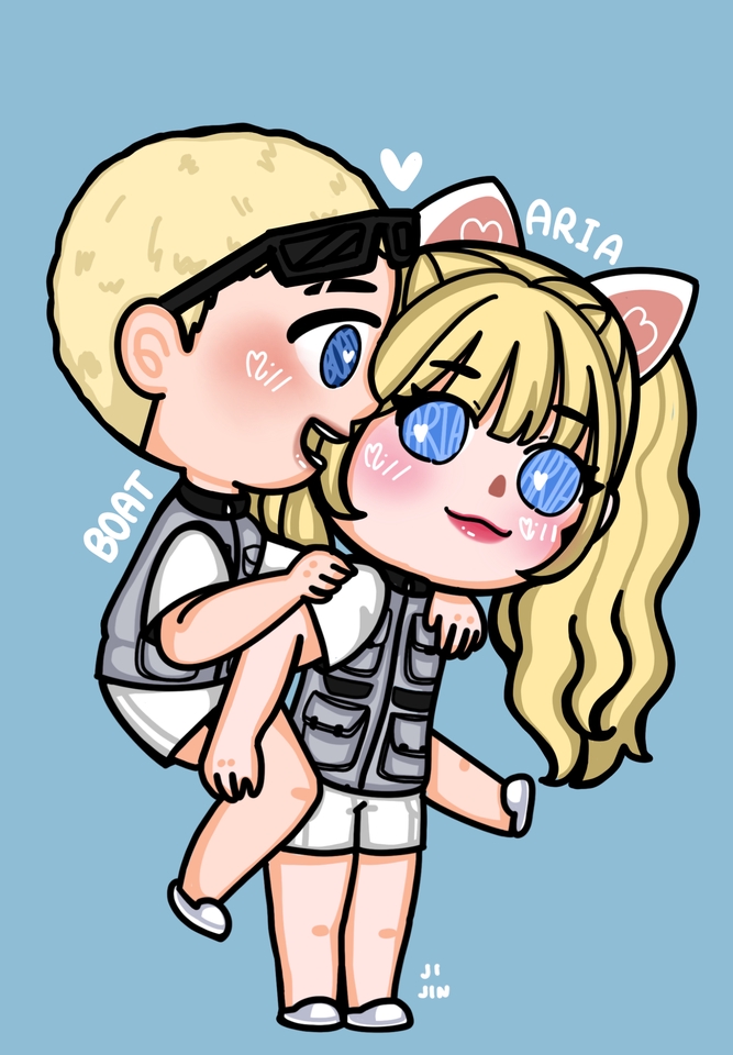 วาดภาพการ์ตูน - วาดภาพคาแรกเตอร์ CHIBI by.JIJIN STUDIO - 12