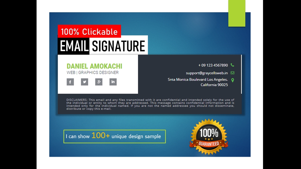 Desain Web - Pembuatan HTML Signature Modern - 1