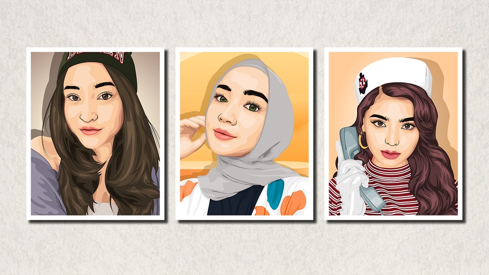 Gambar dan Ilustrasi - Illustrasi Vector Wajah, Icon, dll, untuk kebutuhan hadiah ataupun bisnis dan lainnya - 1