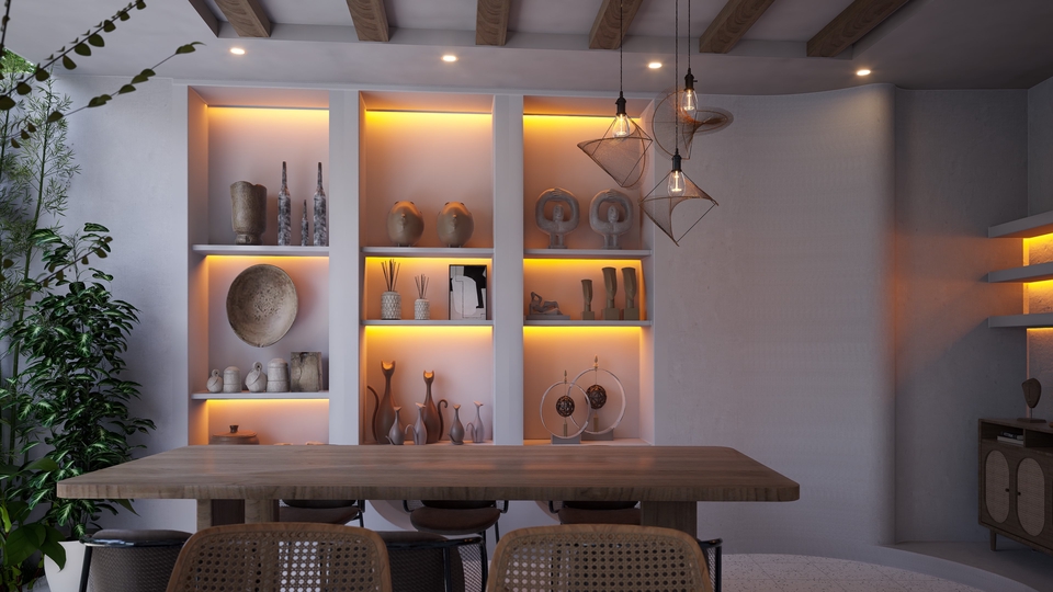 3D & Perspektif - Desain Interior 3D + 4k Rendering dan Animasi - 5