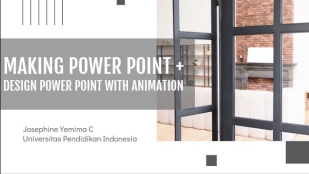 Presentasi - Making Power Point + Design Power Point With Animation  - 1