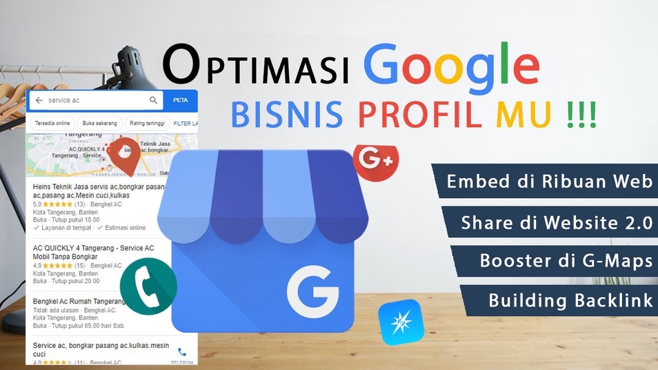 Digital Marketing - Optimasi Google Bisnis Profil Mu ! Dengan Google Maps Embed - 1