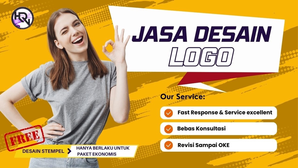 Logo - JASA DESAIN LOGO MINIMALIS UNTUK PRODUK UMKM, INSTANSI - 1