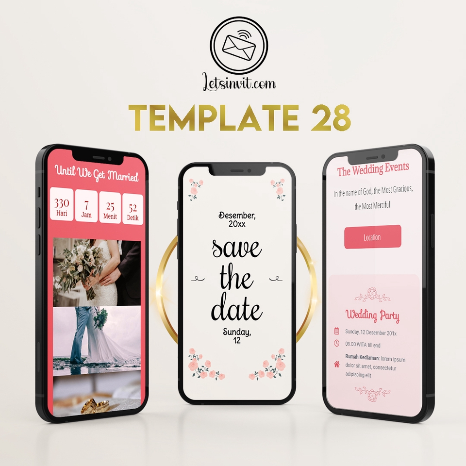 Kartu Ucapan & Video - Undangan Website/Online - 12