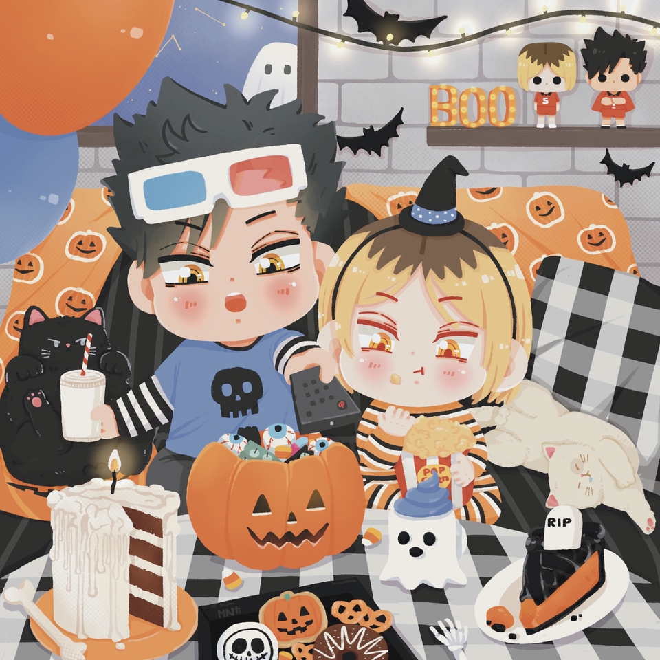 วาดภาพการ์ตูน - งานสไตล์จิบิ/SD สามารถวาดได้ทั้งแบบมีเส้นและไม่มีเส้นด้วยลายเส้นที่เป็นเอกลักษณ์ น่ารัก น่าหยิก - 3