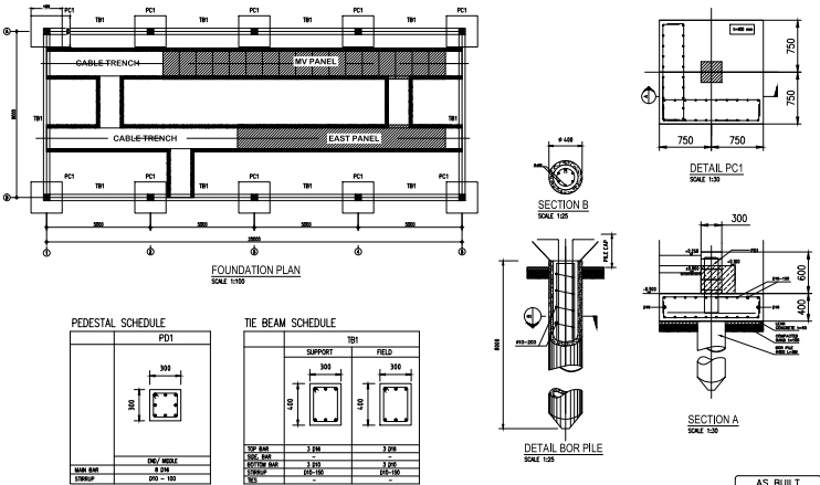 CAD Drawing - Gambar Kerja (Shop Drawing) pekerjaan Konstruksi maupun MEP. - 3