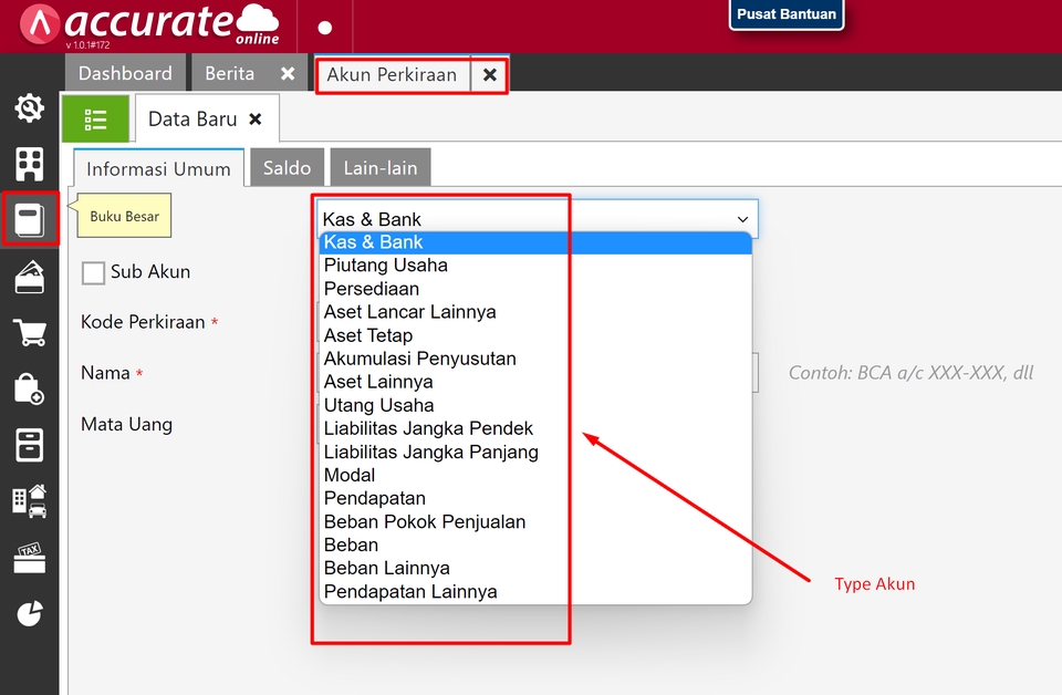 Jasa Akuntansi Online: Pilih Jenis Akun Perkiraan Keuangan