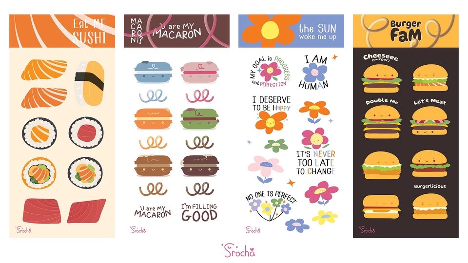 ออกแบบสติ๊กเกอร์ - รับออกแบบสติ๊กเกอร์ แบบต่าง ๆ - 1