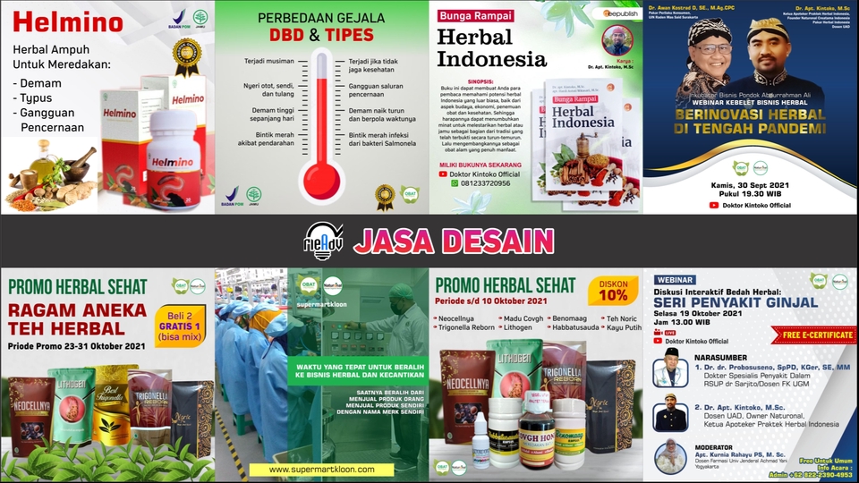 Digital Printing - Desain Flyer, Brosur, Banner, Kartu Nama, Buku, Majalah, Feed Instagram, Edit Video  - 2