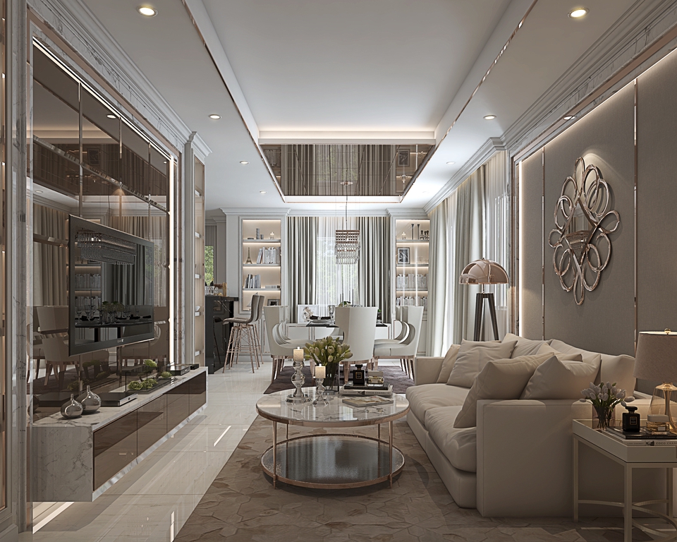 รับงานจัดทำภาพ Interior 3D Perspective