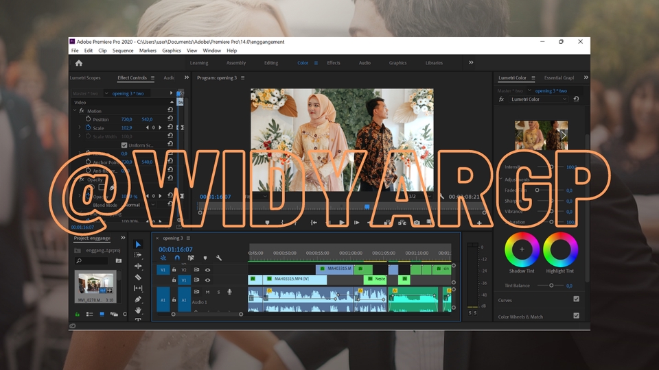 Video Editing - Edit video tunangan/engagement, adat, pre-wedding dan wedding - 3