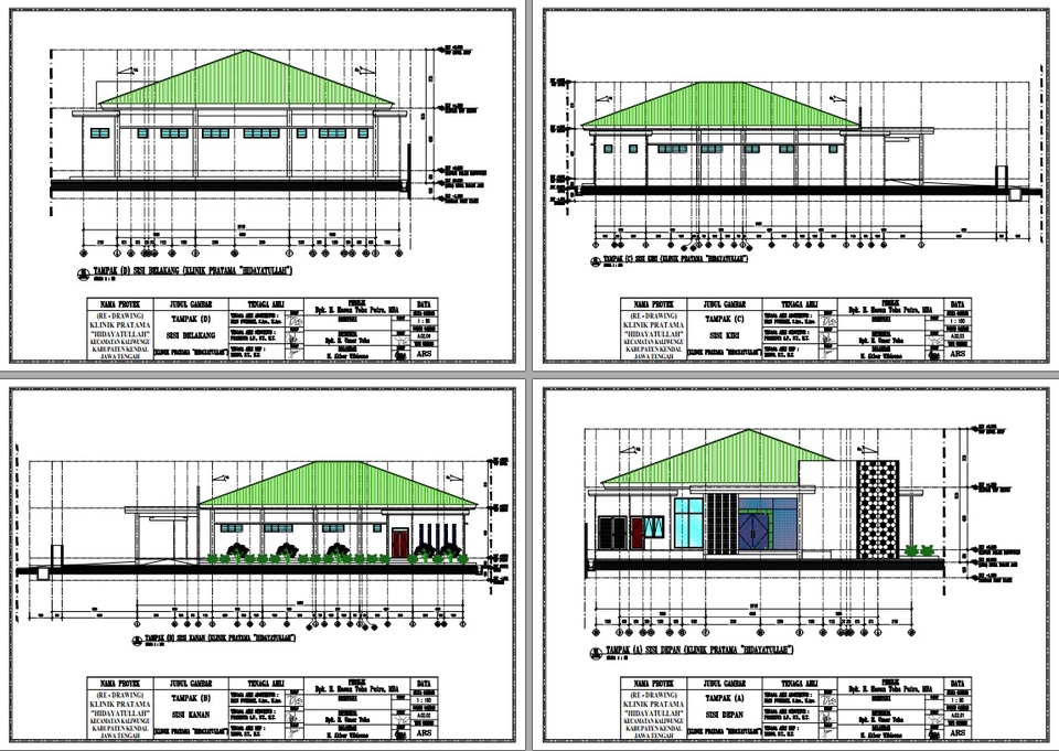 Jasa drafter autocad freelance untuk desain rumah minimalis modern.