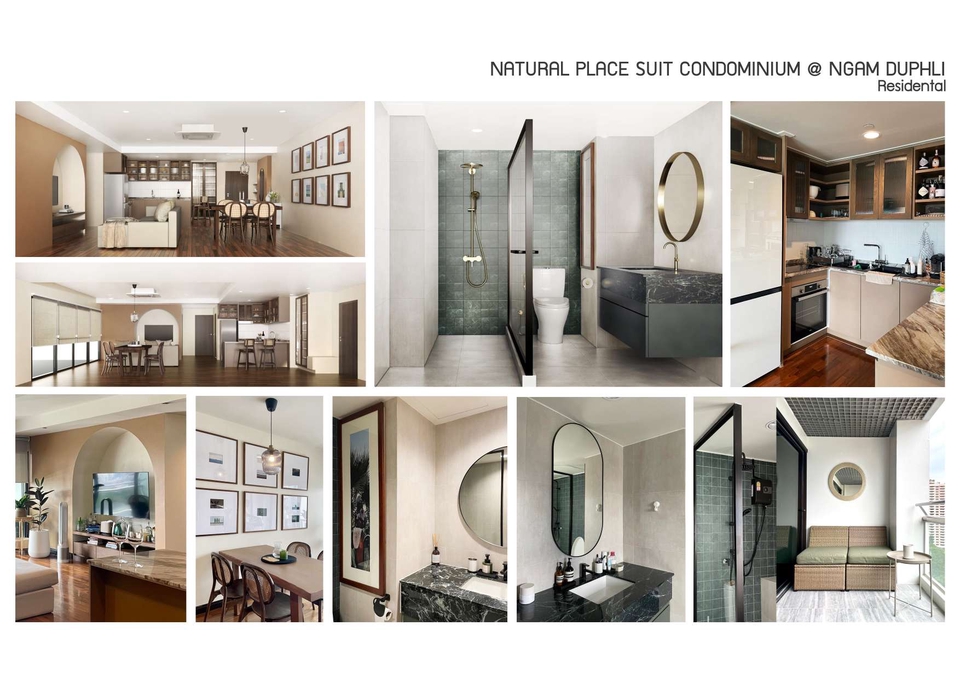 รับออกแบบตกแต่งภายในคอนโดหรู Natural Place Suite