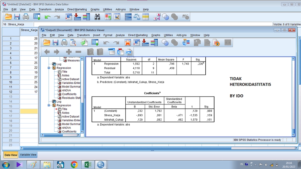 Analisis Data - LULUS UJI REGRESI LINEAR BERGANDA - 4