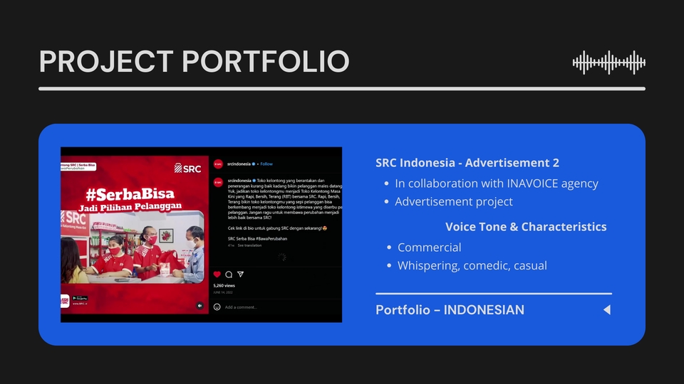Sulih suara (dubbing, looping) - Professional Male Voice Over Service - IND, ENG, JAP, etc. - 9