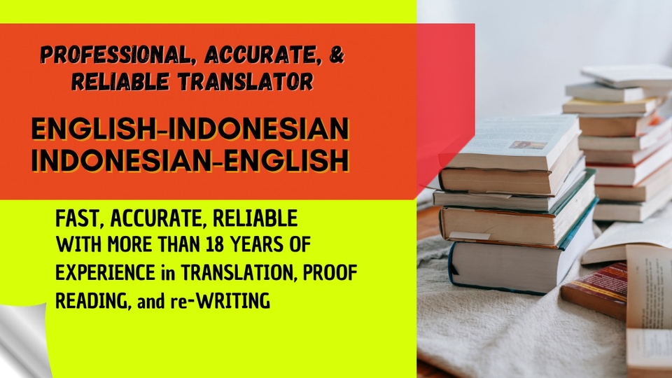 Penerjemahan - Translate Inggris-Indonesia 24 jam,akurat - 1