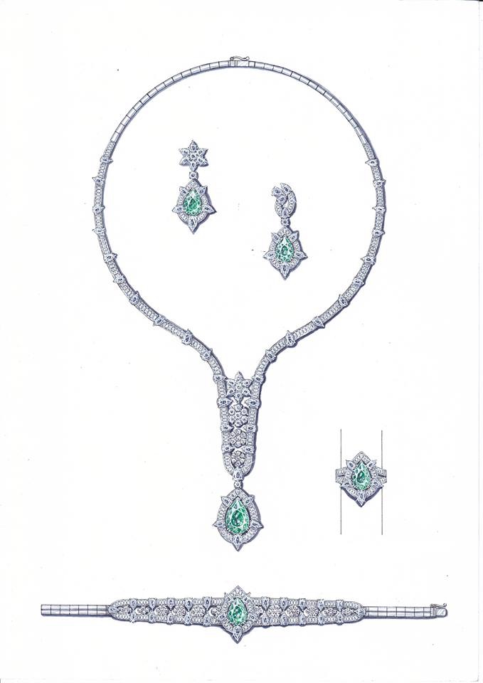 อื่นๆ - ออกแบบเครื่องประดับ เขียนมือ hand sketch jewelry design - 18