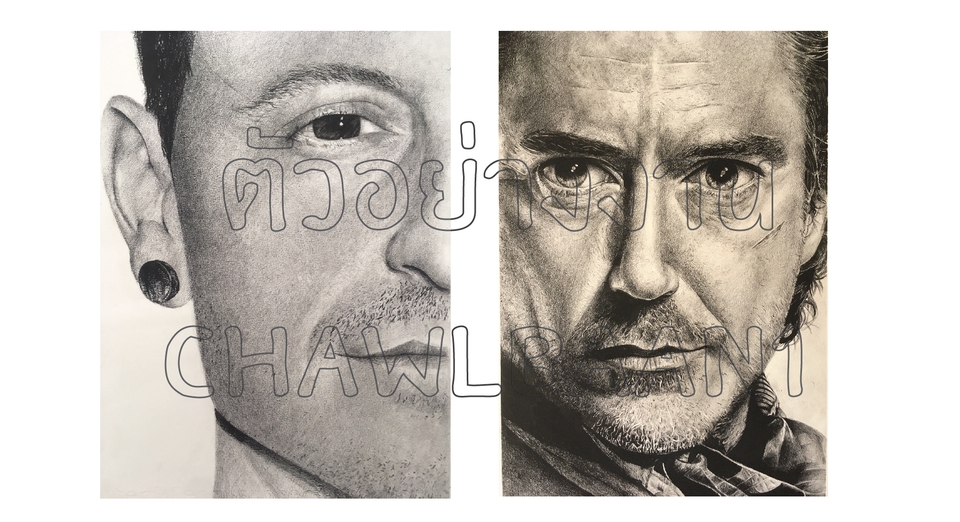 วาดภาพเหมือน Portrait - รับวาดภาพเหมือน สิ่งของ หรือวาดอย่างอื่นสอบถามเข้ามาก่อนได้ครับ (ยกเว้น วิว-ตึก ) - 4