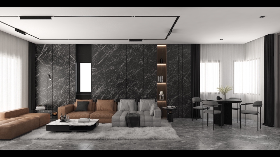 รับทำภาพ Perspective Interior Design