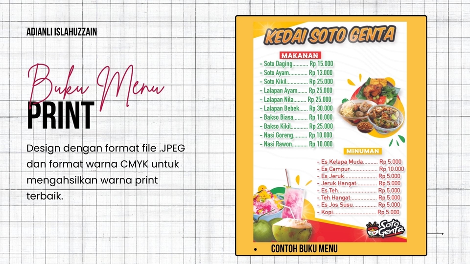 Banner Online - Banner Produk Usaha Minuman dan Makanan - 4