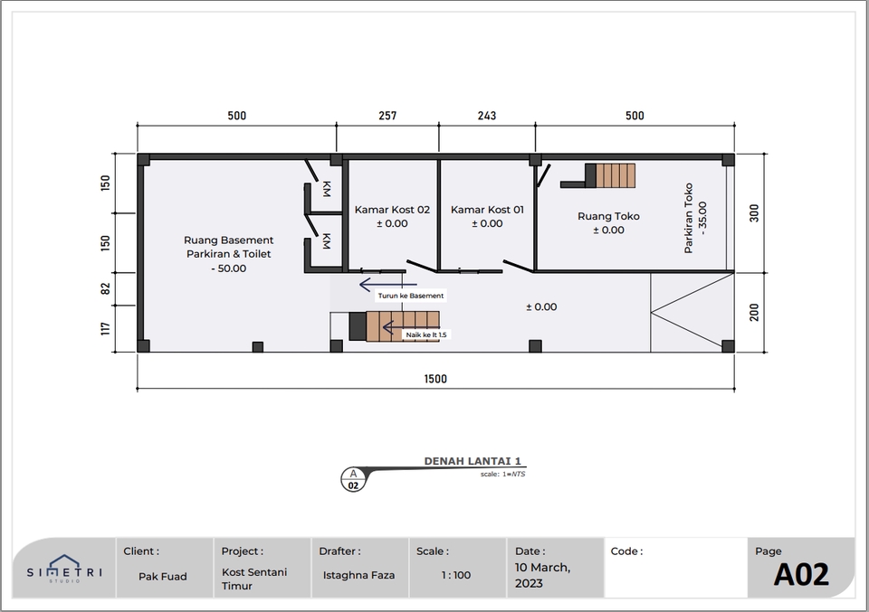 3D & Perspektif - DESAIN 3D RUMAH TINGGAL,PERUMAHAN,GATE,TOKO,RUKO,RUMAH KOS,CAFE,DLL - 5