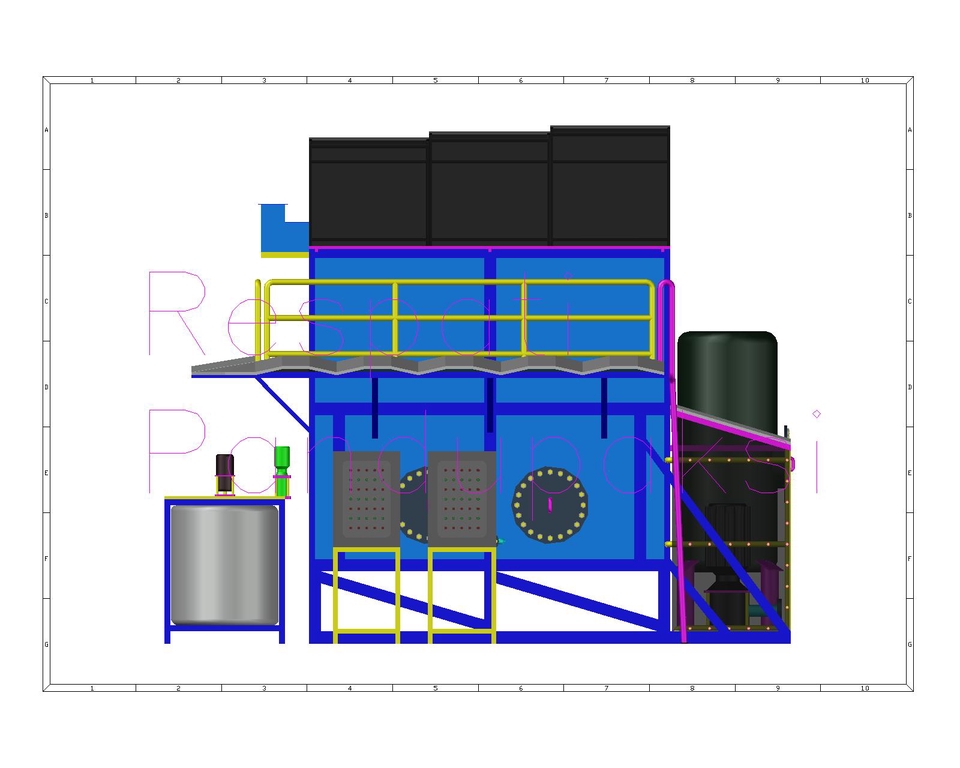 CAD Drawing - 3D Drawing DAF WWTP, 3 Hari Jadi - 9