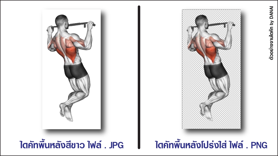 ไดคัท & Photoshop - ไดคัท ตัดต่อ รีทัช ปรับแสง-สี ทุกประเภท ไฟล์ .PNG/.JPG - 4