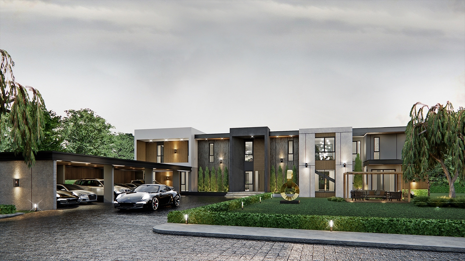 3D Perspective - รับทำ 3D Perspective (Exterior/Interior) รับขึ้นโมเดล 3D / รับออกแบบและเขียนแบบสถาปัตยกรรม - 3