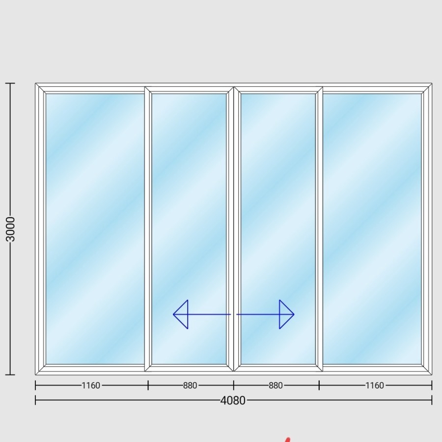 3D & Perspektif - Desain Pintu dan Jendela alumunium dan UPVC - 2