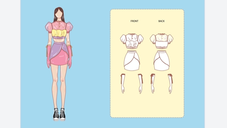 วาด/ออกแบบแพทเทิร์นเสื้อผ้า - รับออกแบบเสื้อผ้าสตรี ชุดรูปแบบต่างๆ เสื้อผ้าแฟชั่นต่างๆ เสื้อผ้าตามคอนเซปต์ที่ต้องการ - 3