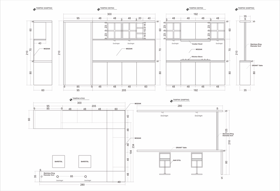 Desain Furniture - GAMBAR KERJA FURNITURE - 2