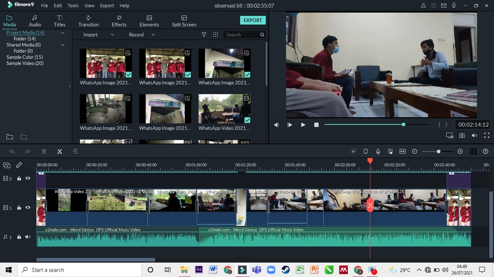Video Editing - 1 HARI JADI, EDIT VIDEO TUGAS, PROMOSI, AFTERMOVIE - 3